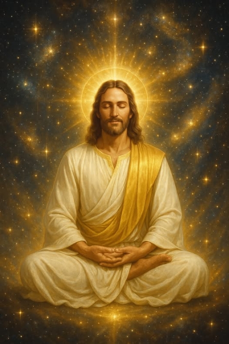 Jésus rayonnant IA SoHam Maya